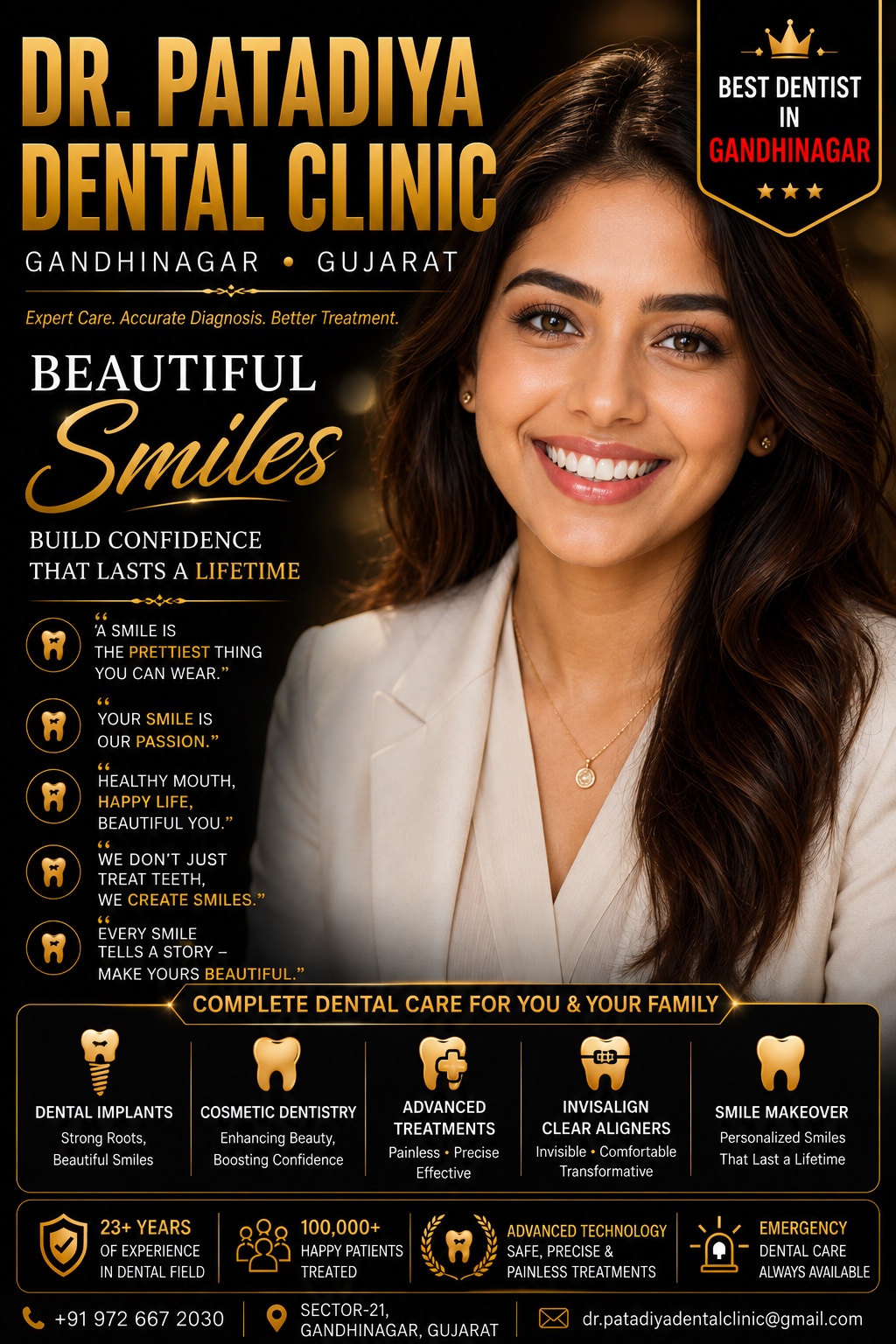 Advanced dental clinic in Gandhinagar